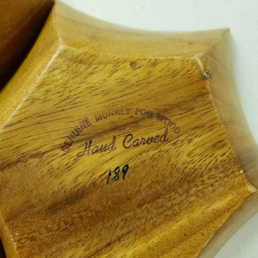 Vintage Wood Serving Set